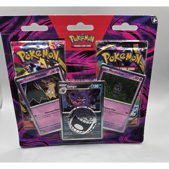 Other - Pokémon TCG Gengar Enhanced 2-Pack Blister Marshadow Team Rocket's Mimikyu Seale